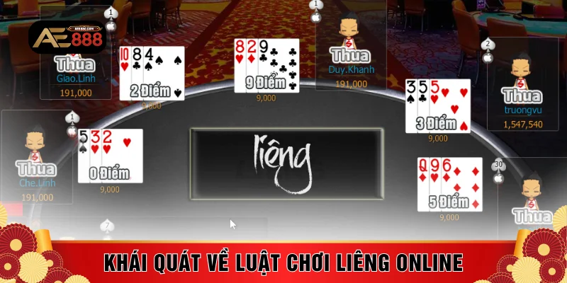 Khái quát về luật chơi liêng online