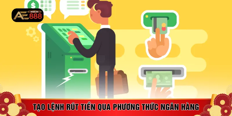 Tạo lệnh rút tiền qua phương thức ngân hàng